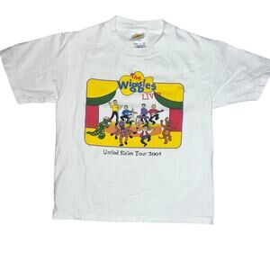 Vintage Y2K The Wiggles 2004 United States Tour band  t-shirt youth size small